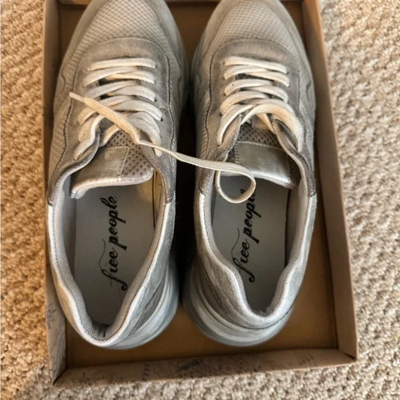 Free People Let’s Wonder Washed Sneakers - Picture 7 of 7